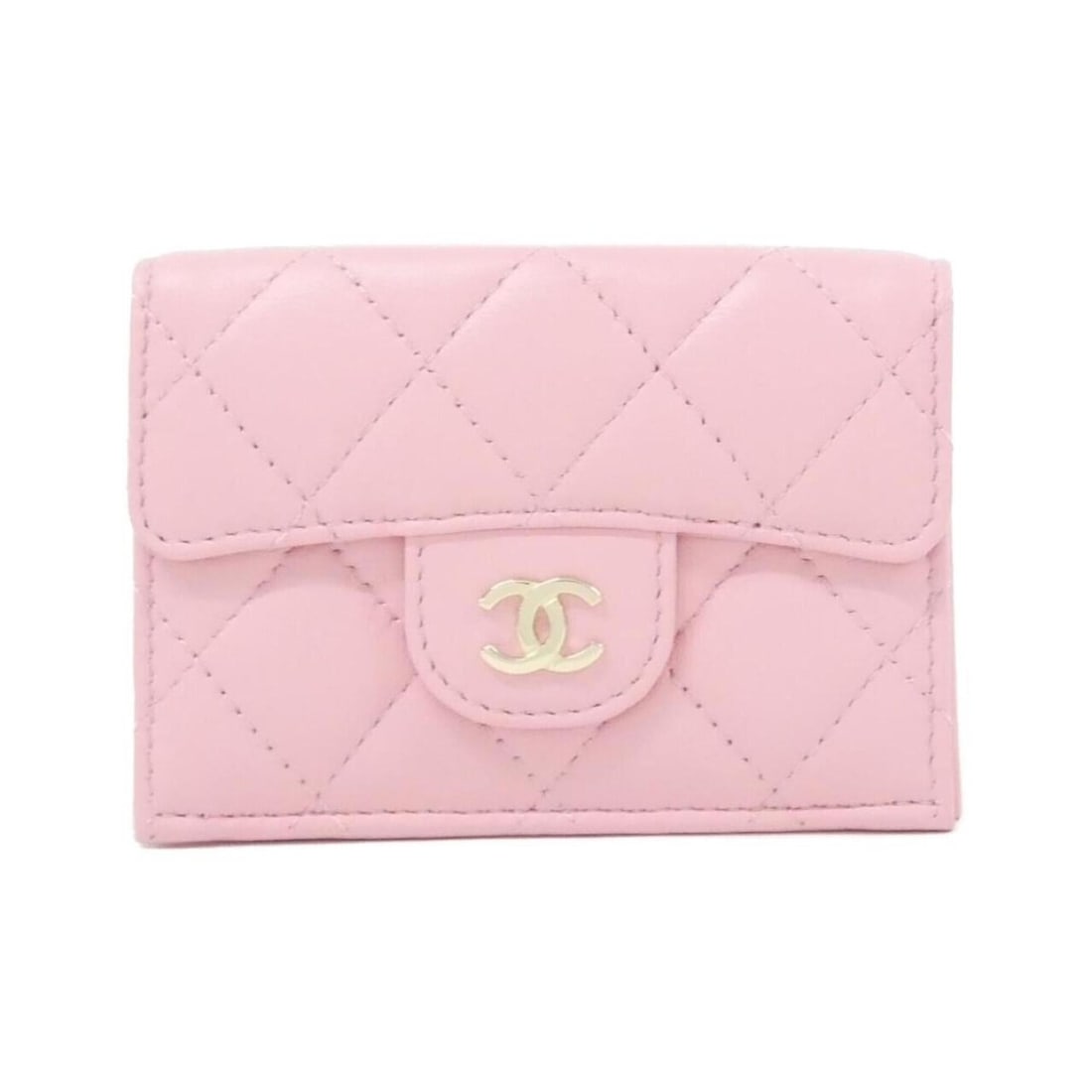 Chanel Timeless Classic Line AP0230 Wallet: --- Catalog ---Category: SizeSize (HxWxD): 8cm x 11cm x 3cm / 3.14'' x 4.33'' x 1.18''Category: DesignType: Wallet (tri-fold)Color: PinkGender: WomenMaterial: Leather Leather/Fur Type: Lamb leatherCat
