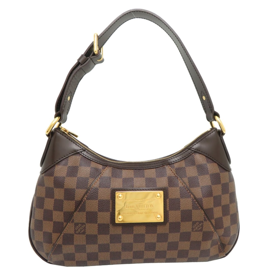 Louis Vuitton Thames PM Women's Shoulder Bag N48180 (Discontinued) Damier Brown: --- Catalog ---Category: SizeSize (HxWxD): 20cm x 32cm x 7cm / 7.87'' x 12.59'' x 2.75''Category: DesignType: Shoulder bagColor: BrownGender: WomenMaterial: Damier Canvas Category: GeneralMPN: