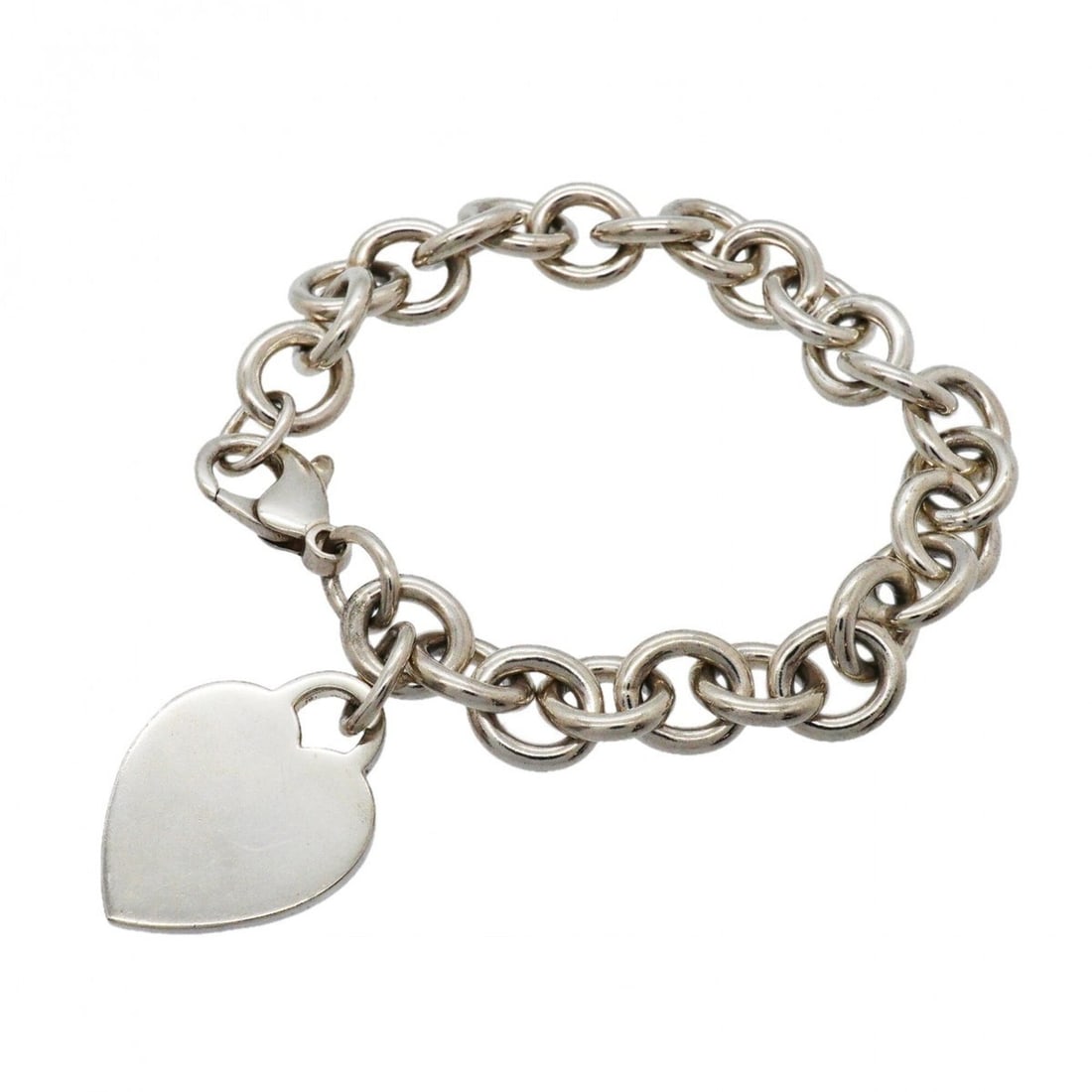 Tiffany & Co. Heart Tag Bracelet, Sterling Silver 925, Women's: --- Catalog ---Category: SizeLength: 17cm / 6.69''Category: DesignType: Charm braceletGender: WomenMaterial: Silver 925Category: GeneralBrand: Tiffany--- Item List ---Section: ConditionRanking: Rank A
