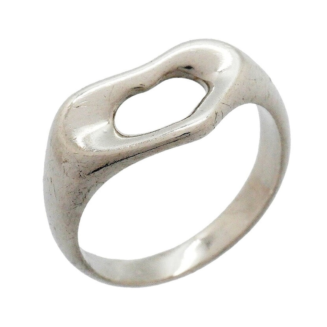 Tiffany & Co. Heart Ring, Sterling Silver 925, Size 10, Women's: --- Catalog ---Category: SizeJP Size: 10US Size: 5.5Category: DesignType: Band ringGender: WomenMaterial: Silver 925Category: GeneralBrand: Tiffany--- Item List ---Section: ConditionRanking: Rank AB U