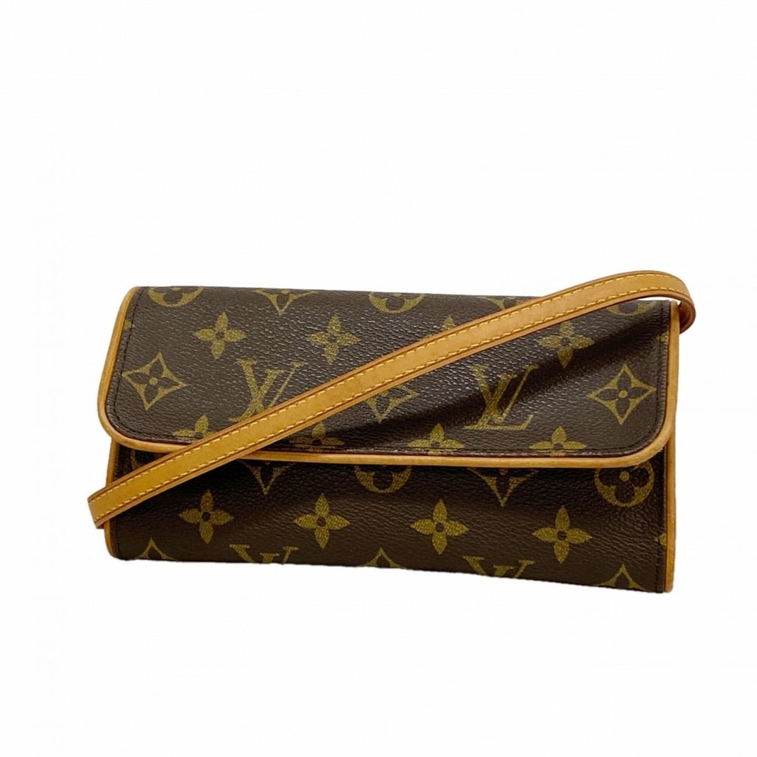 Louis Vuitton Monogram Pochette Twin PM Shoulder Bag M51854 Brown Women's P3147230: --- Catalog ---Category: SizeSize (HxWxD): 9cm x 19cm x 3cm / 3.54'' x 7.48'' x 1.18''Category: DesignType: Shoulder bagColor: BrownGender: WomenCategory: GeneralMPN: M51854Brand: Louis Vuitton--- Ite