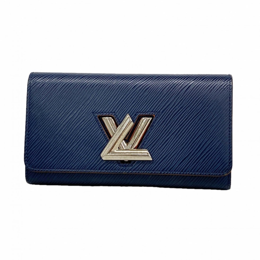 Louis Vuitton Epi Leather Portefeuille Twist Long Wallet M64401 Indigo Sunrise Women's P3171604: --- Catalog ---Category: SizeSize (HxWxD): 10.5cm x 19cm x 3cm / 4.13'' x 7.48'' x 1.18''Category: DesignType: Long wallet (bi-fold)Color: NavyGender: WomenCategory: GeneralMPN: M64401Brand: Louis Vui