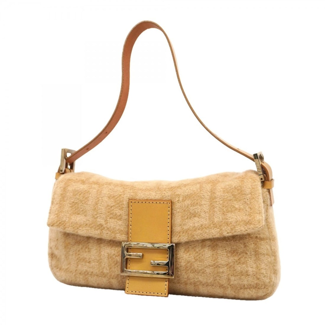 Fendi Zucca Mamma Bucket Felt Handbag, Beige, Women's, P3235157: --- Catalog ---Category: SizeSize (HxWxD): 15cm x 26cm x 4cm / 5.9'' x 10.23'' x 1.57''Category: DesignType: HandbagColor: BeigeGender: WomenMaterial: Felt Hardware Color: SilverCategory: GeneralBrand