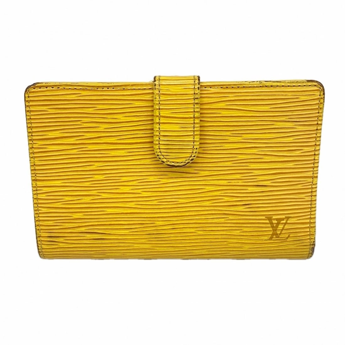 Louis Vuitton Epi Leather Portemonnaie Viennois Wallet M63249 Jaune (Women's): --- Catalog ---Category: SizeSize (HxWxD): 9.5cm x 13.5cm x 2cm / 3.74'' x 5.31'' x 0.78''Category: DesignType: Wallet (bi-fold)Color: JauneGender: WomenCategory: GeneralMPN: M63249Brand: Louis Vuitto