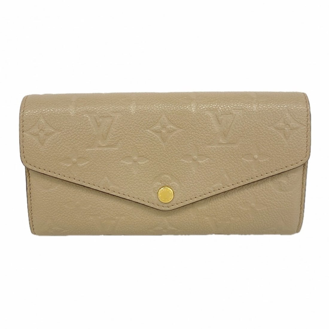 Louis Vuitton Monogram Empreinte Portefeuille Sarah Long Wallet M82256 Tourtrere Women's: --- Catalog ---Category: SizeSize (HxWxD): 10cm x 19cm x 3cm / 3.93'' x 7.48'' x 1.18''Category: DesignType: Long wallet (bi-fold)Color: TourterelleGender: WomenCategory: GeneralMPN: M82256Brand: Loui