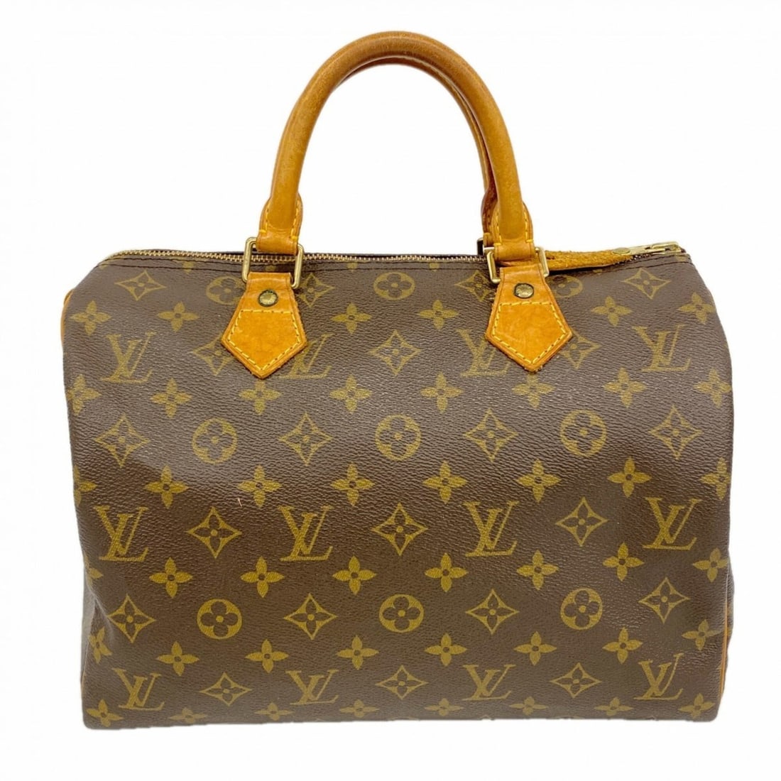 Louis Vuitton Monogram Speedy 30 Handbag M41108 Brown Women's (1 of 11)