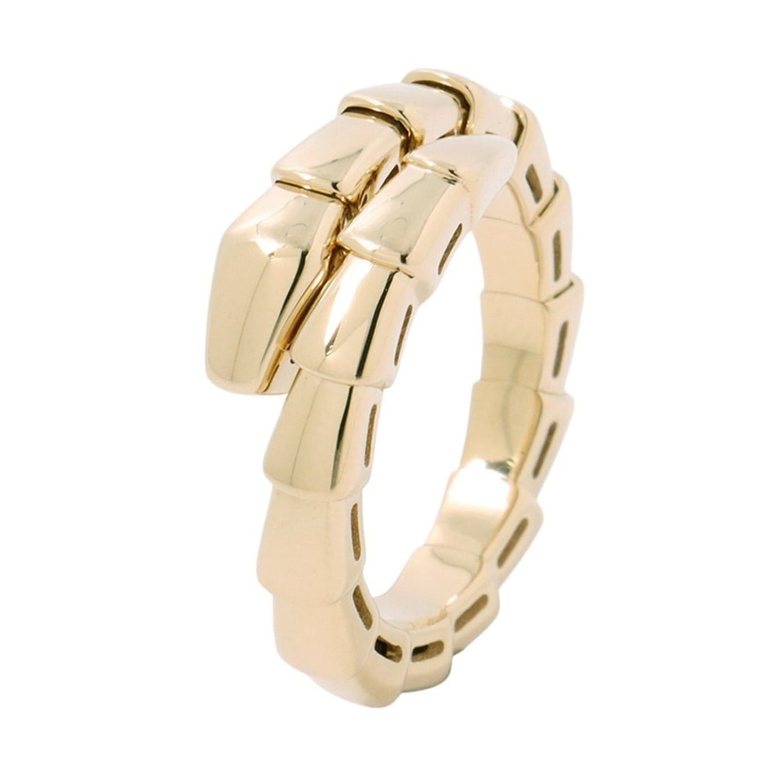 Bvlgari Bulgari Serpenti Viper Ring, 18K Yellow Gold, Size M, 358635. (Bulgari ring, ring) (1 of 12)