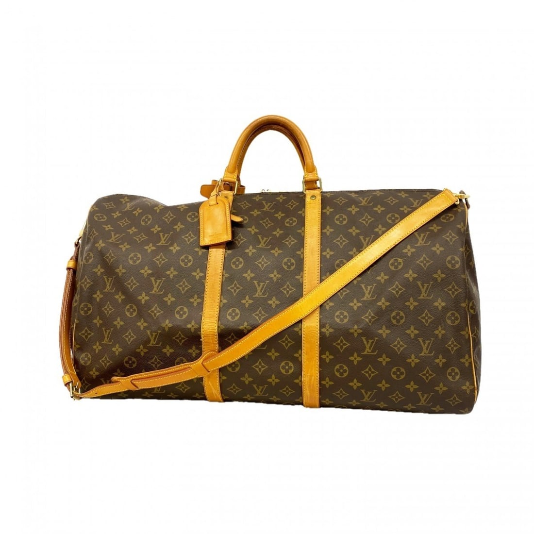 Louis Vuitton Bags - Boston Monogram Keepall Bandoulière 60 M41412 Brown Men's & Women's: --- Catalog ---Category: SizeSize (HxWxD): 34cm x 60cm x 27cm / 13.38'' x 23.62'' x 10.62''Category: DesignType: Boston bagColor: BrownGender: Men,WomenCategory: GeneralMPN: M41412Brand: Louis Vuitton
