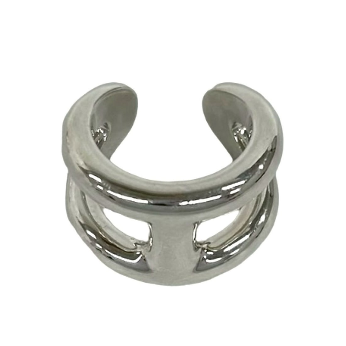 HERMES Osmo's PM Ring, Sterling Silver 925, Accessory, Item Number 38728: --- Catalog ---Category: SizeJP Size: 8.5US Size: 4.5Category: DesignType: Band ringColor: SilverGender: WomenMaterial: Silver 925Category: GeneralBrand: Hermes--- Item List ---Section: ConditionRanki