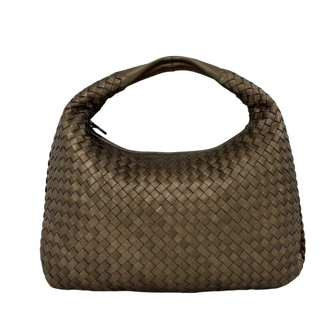 BOTTEGA VENETA Bottega Veneta Hobo Intrecciato Leather Handbag Semi Shoulder Bag Brown 28311: --- Catalog ---Category: SizeSize (HxWxD): 27cm x 40.5cm / 10.62'' x 15.94''Category: DesignType: Handbag, Shoulder bagColor: BrownGender: WomenMaterial: Leather Category: GeneralBrand: Bottega Veneta