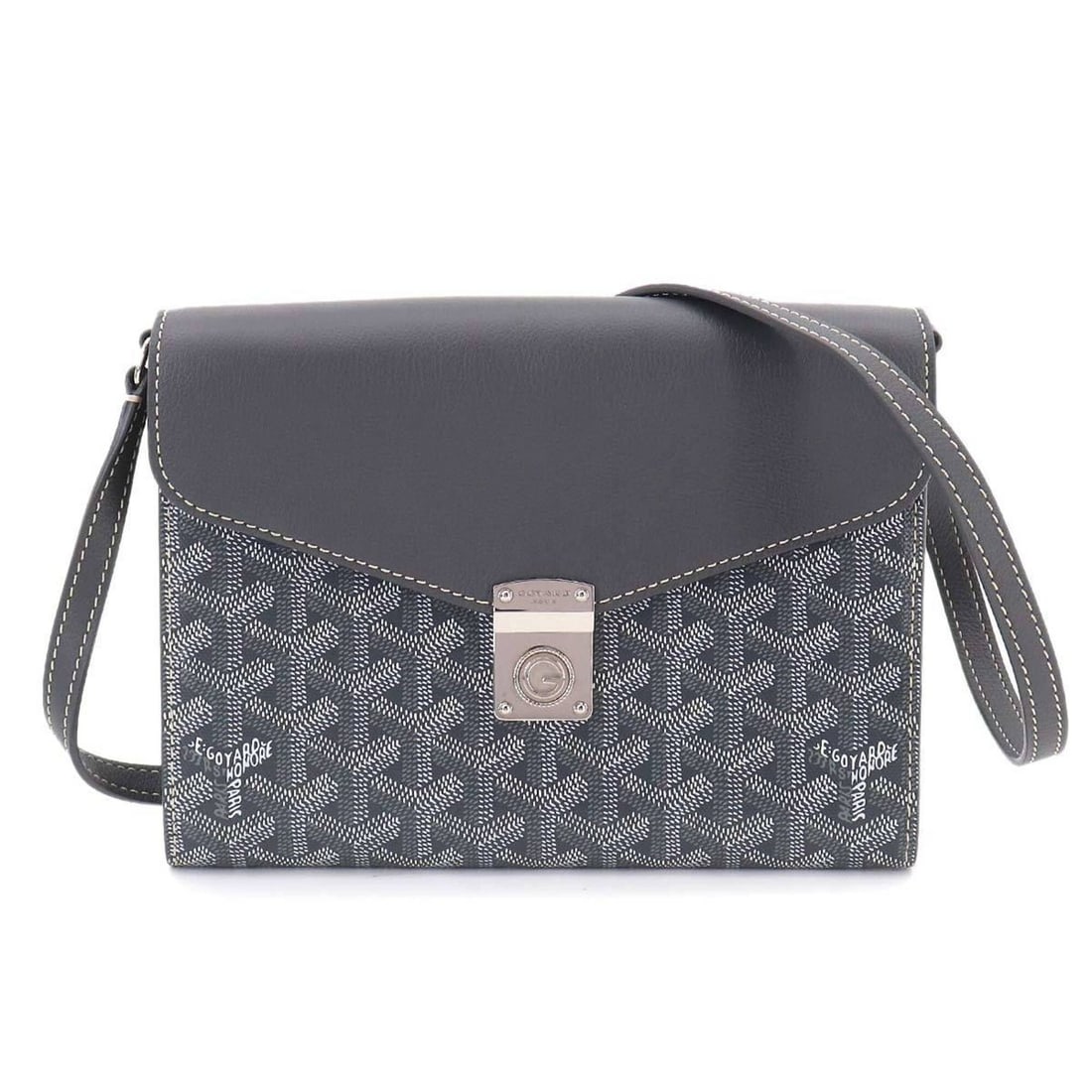 Goyard Chypre Wallet Pouch - Leather Handbag, Pouch, Wallet, Shoulder Bag, Grey: --- Catalog ---Category: SizeSize (HxWxD): 15.5cm x 21cm x 2cm / 6.1'' x 8.26'' x 0.78''Category: DesignType: Handbag, Pouch, Shoulder bagColor: GrayGender: Men,WomenMaterial: PVC , Leather Category: 