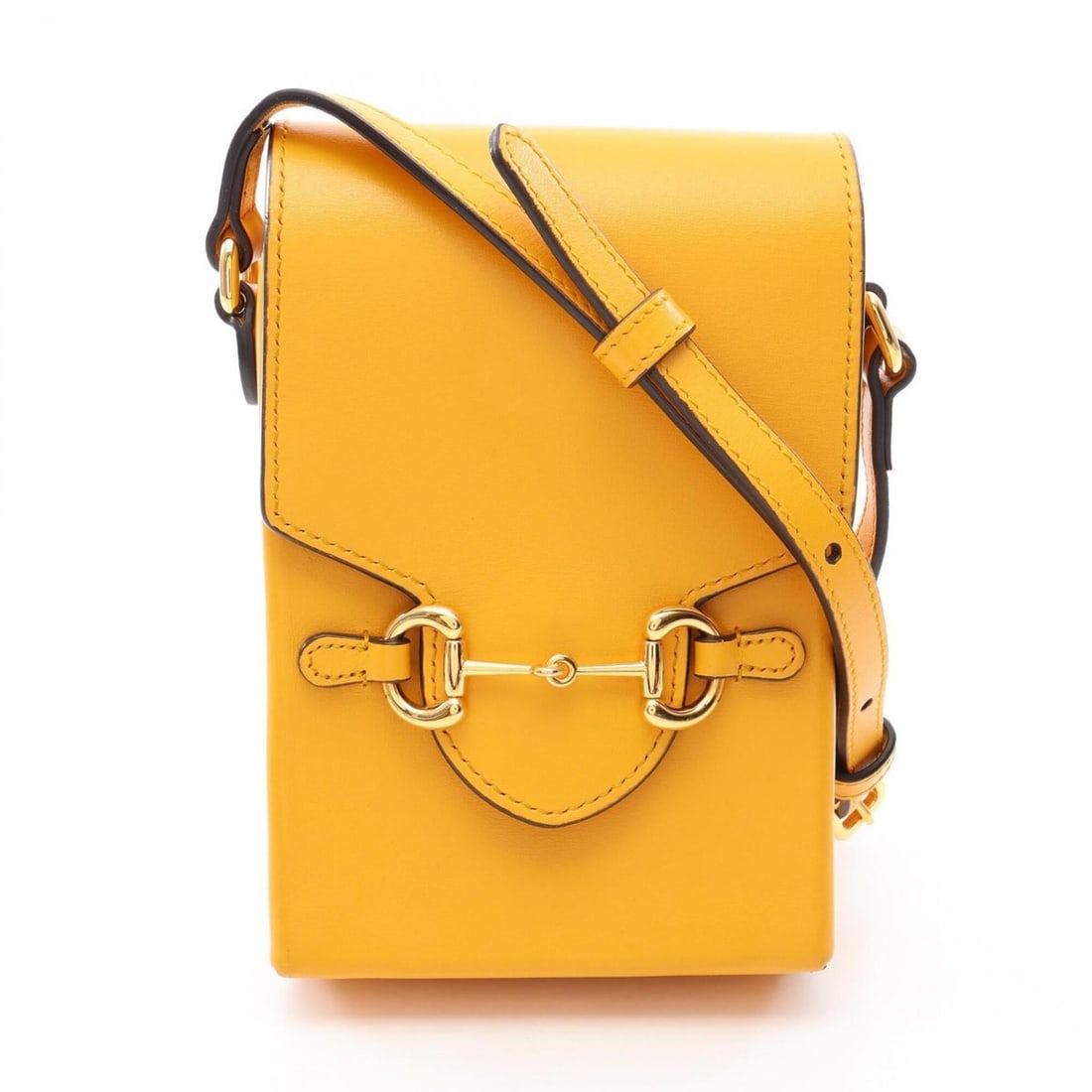 Gucci Horsebit 1955 Mini Bag, Shoulder Handbag, Leather, Women's, Yellow, 625615: --- Catalog ---Category: SizeSize (HxWxD): 16.5cm x 11cm x 4cm / 6.49'' x 4.33'' x 1.57''Category: DesignType: Handbag, Shoulder bagColor: YellowGender: WomenMaterial: Leather Category: GeneralMPN: 62