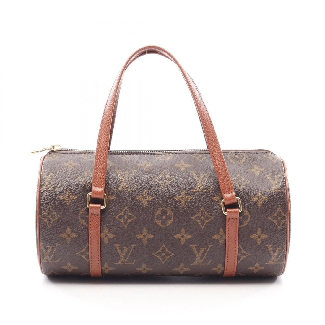Louis Vuitton Papillon 26 (older model) handbag, coated canvas and leather, Monogram pattern,: --- Catalog ---Category: SizeSize (HxWxD): 13cm x 26cm x 13cm / 5.11'' x 10.23'' x 5.11''Handle Length: 40cm / 15.74''Category: DesignType: HandbagColor: BrownGender: WomenMaterial: Coated canvas , Le