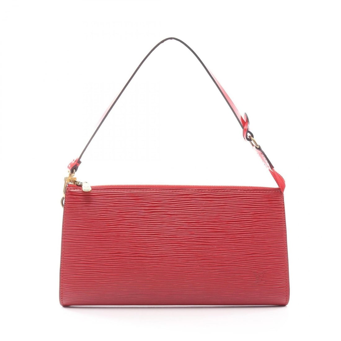 Louis Vuitton Pochette Accessoires Epi Castilian Red Handbag, Leather, Women's, Red, M52947 (1 of 13)