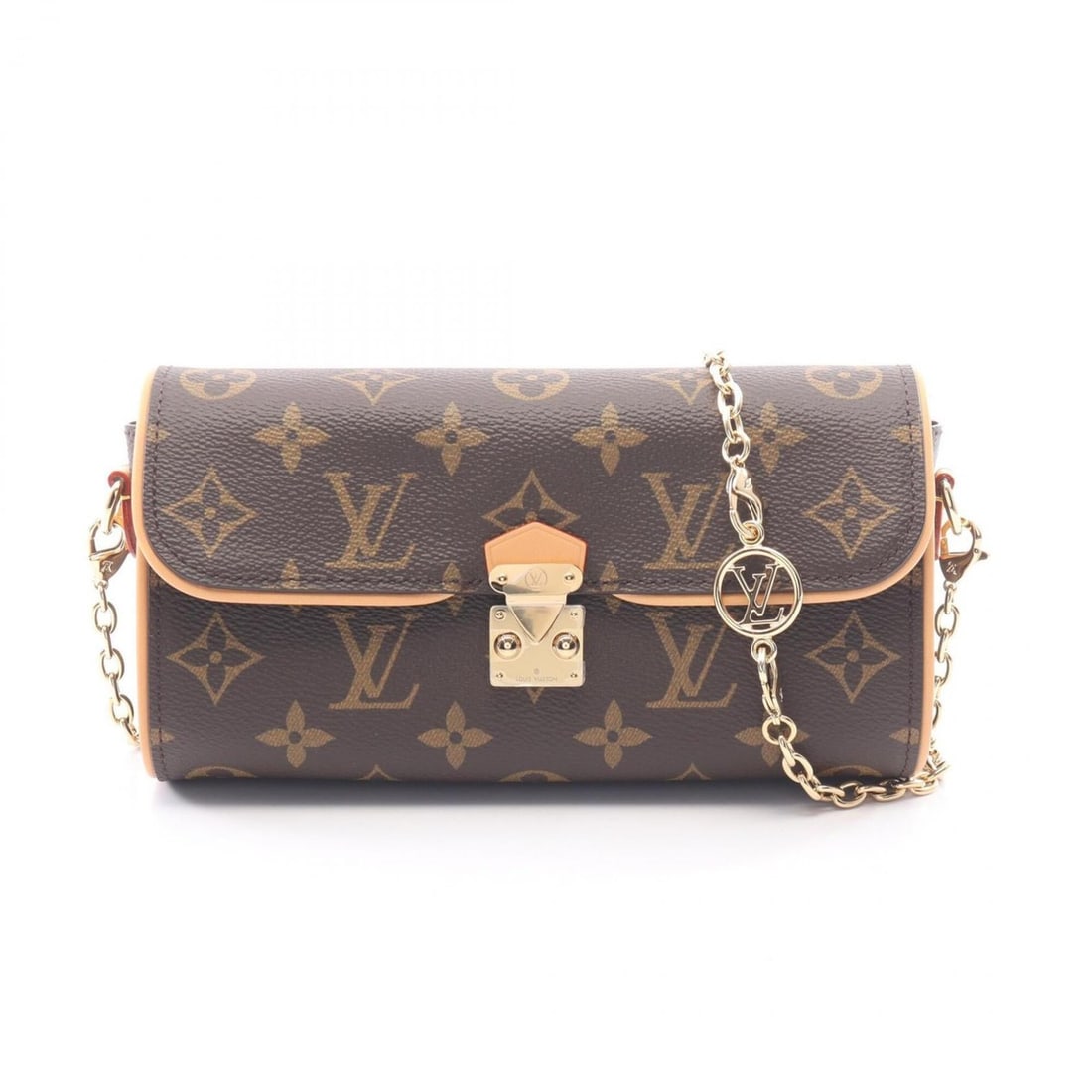 Louis Vuitton Camille Pochette Shoulder Bag/Handbag, Coated Canvas and Leather, Monogram Pattern,: --- Catalog ---Category: SizeSize (HxWxD): 10cm x 20cm x 5cm / 3.93'' x 7.87'' x 1.96''Strap Length: 60cm - 103cm / 23.62'' - 40.55''Category: DesignType: Pochette, Shoulder bagColor: BrownGender: Wom
