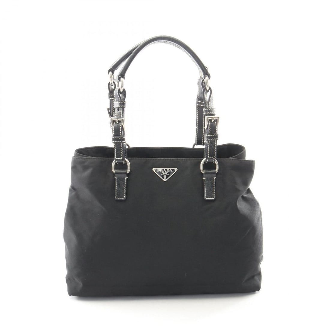 Prada PRADA Tote Bag Handbag Nylon Saffiano Leather Women's Black BR2199: --- Catalog ---Category: SizeSize (HxWxD): 25cm x 33cm x 14cm / 9.84'' x 12.99'' x 5.51''Handle Length: 44cm - 52cm / 17.32'' - 20.47''Category: DesignType: Handbag, Tote bagColor: BlackGender: WomenM