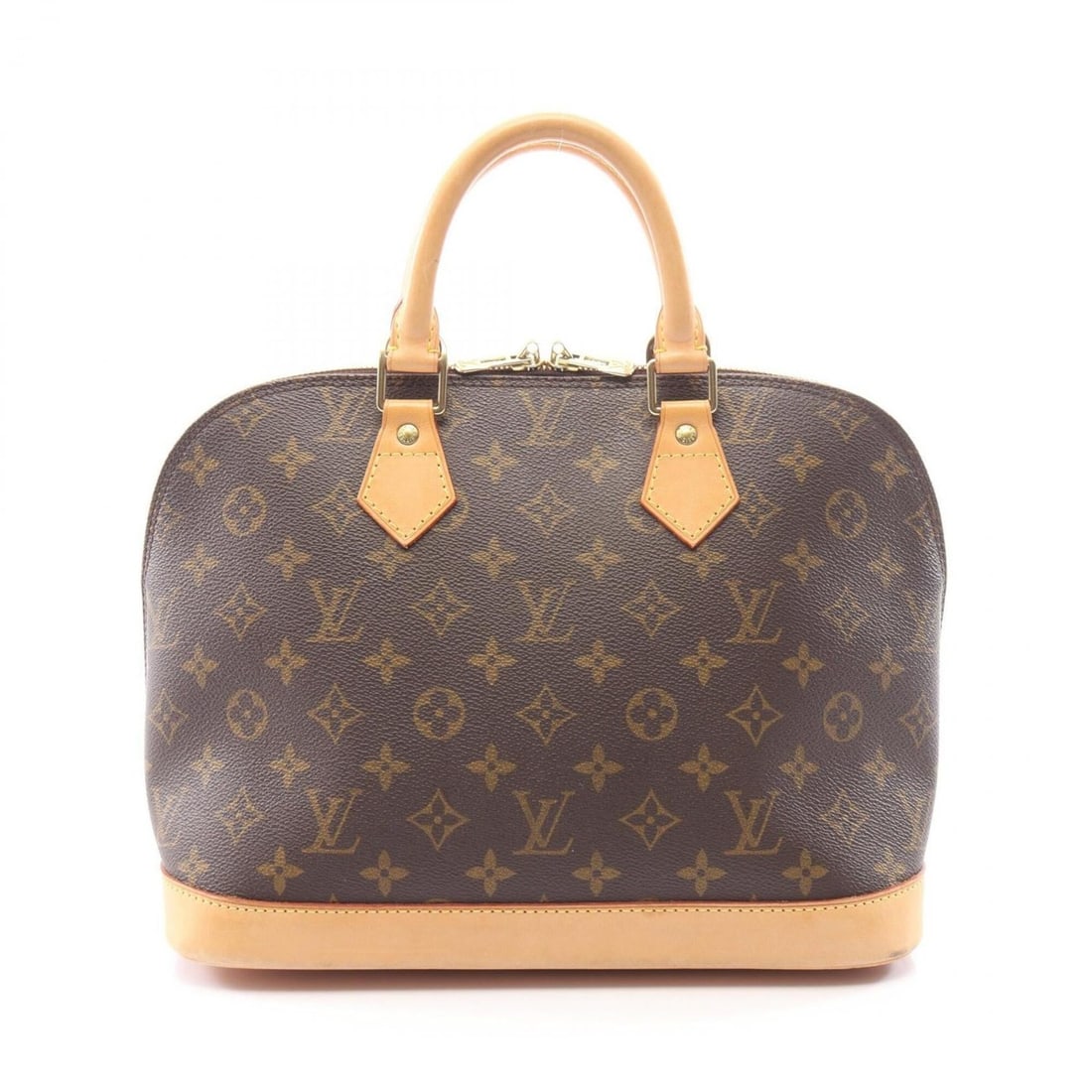 Louis Vuitton Alma PM Monogram Handbag, Coated Canvas Leather, Women's, Brown, M51130: --- Catalog ---Category: SizeSize (HxWxD): 23.5cm x 32cm x 16cm / 9.25'' x 12.59'' x 6.29''Category: DesignType: HandbagColor: BrownGender: WomenMaterial: PVC , Leather Category: GeneralMPN: M51130Bra