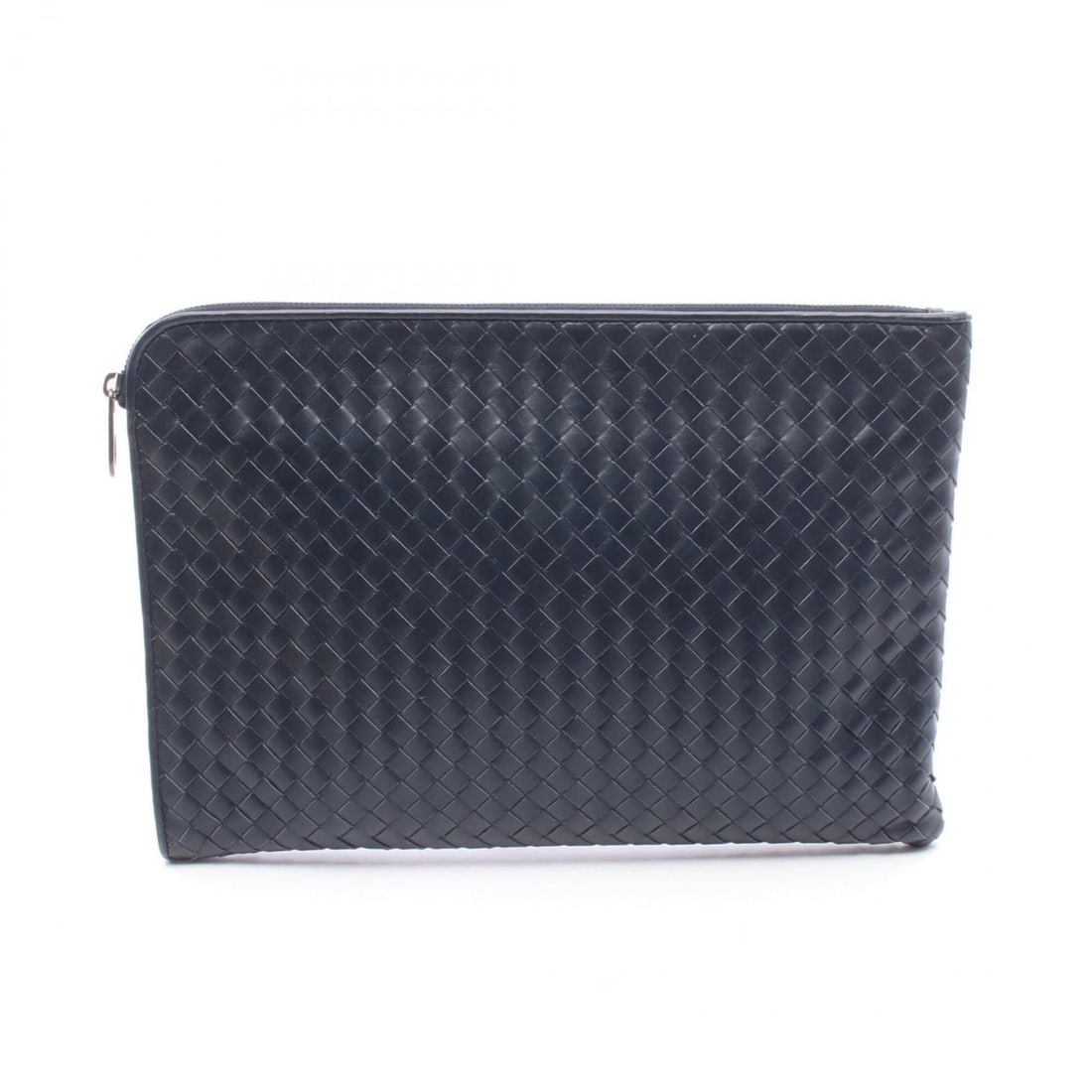 Bottega Veneta Intrecciato Second Bag Clutch Handbag Leather Men's Navy: --- Catalog ---Category: SizeSize (HxWxD): 23.5cm x 34cm x 2.5cm / 9.25'' x 13.38'' x 0.98''Category: DesignType: Clutch bag, HandbagColor: NavyGender: MenMaterial: Leather Category: GeneralBrand: Bot