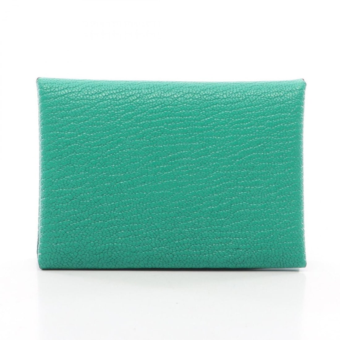 Hermes Calvi Duo Wallet - Coin Purse Leather Chevre Women's Green/Pink: --- Catalog ---Category: SizeSize (HxWxD): 7cm x 10cm x 2cm / 2.75'' x 3.93'' x 0.78''Category: DesignType: Coin purse/coin caseColor: Green, PinkGender: WomenMaterial: Chevre leather Category: Genera