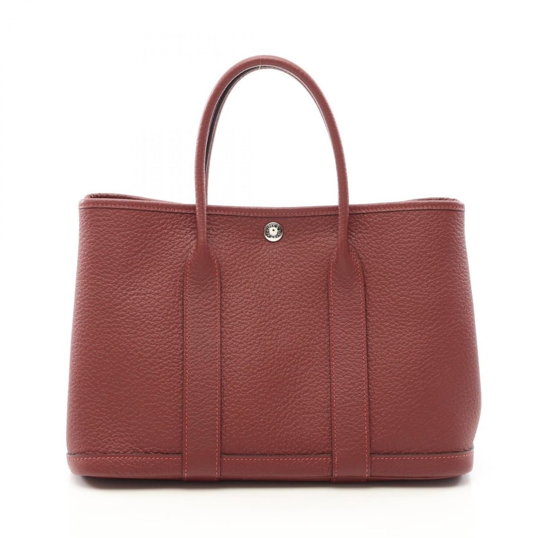 Hermes Garden Party TPM Tote Bag Handbag Leather Negonda Women's Bordeaux: --- Catalog ---Category: SizeSize (HxWxD): 21cm x 30cm x 14cm / 8.26'' x 11.81'' x 5.51''Category: DesignType: Handbag, Tote bagColor: BordeauxGender: WomenMaterial: Negonda leather Category: GeneralB