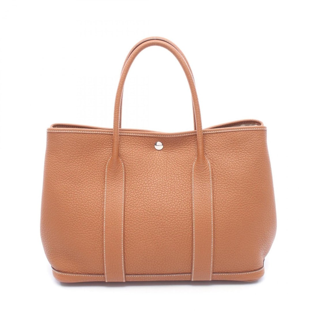 Hermes Garden Party PM Tote Bag Handbag Leather Negonda Brown Women's: --- Catalog ---Category: SizeSize (HxWxD): 25cm x 36cm x 17cm / 9.84'' x 14.17'' x 6.69''Category: DesignType: Handbag, Tote bagColor: BrownGender: WomenMaterial: Negonda leather Category: GeneralBran