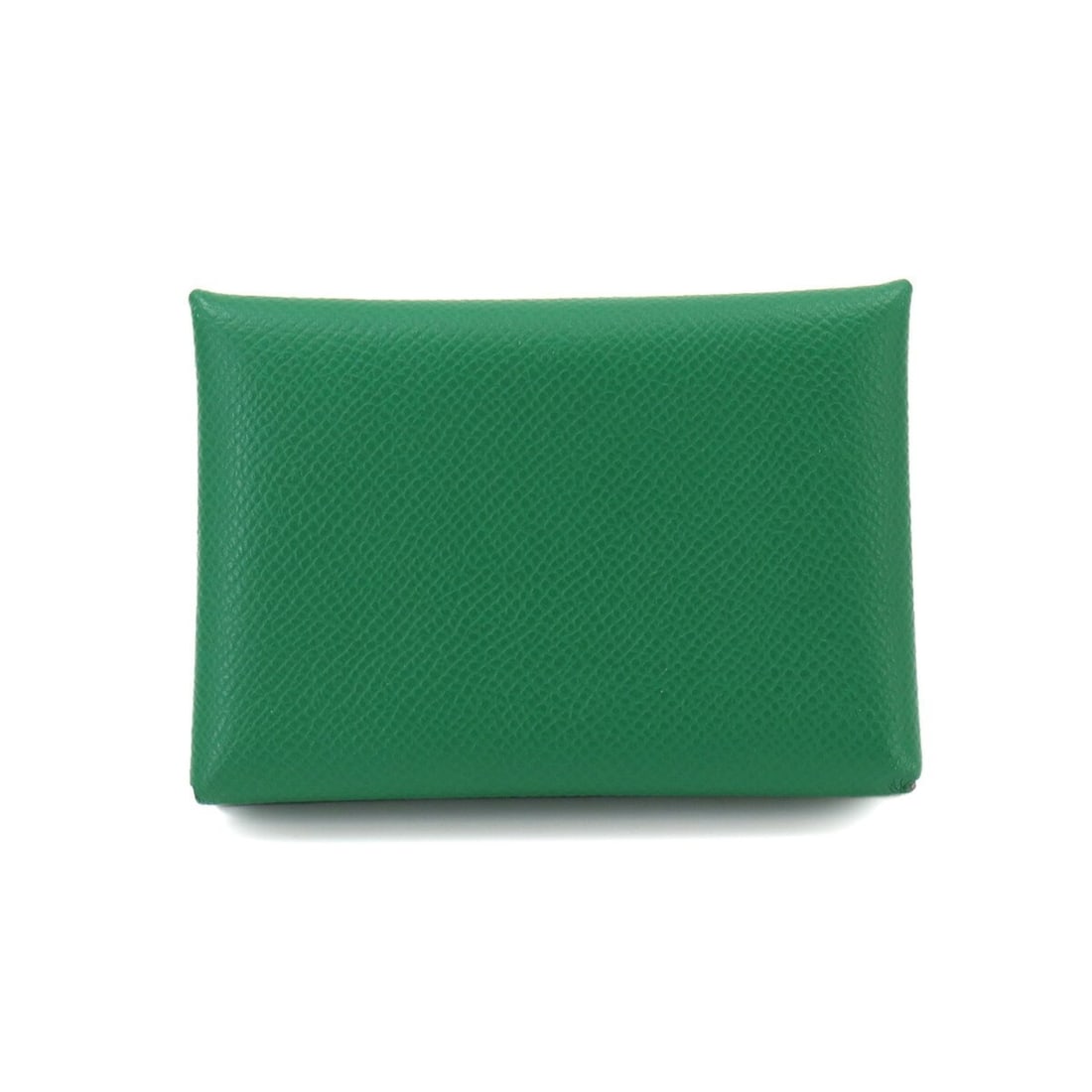 Hermes Calvi Duo Verso business card holder/card case, Epsom leather, Vert Vertigo, Jaune Milton, W: --- Catalog ---Category: DesignType: Business card caseColor: Green, JauneGender: WomenMaterial: Epsom leather Category: GeneralBrand: HermesCategory: Physical PropertiesSize (HxWxD): 7.5cm x 10.5cm x