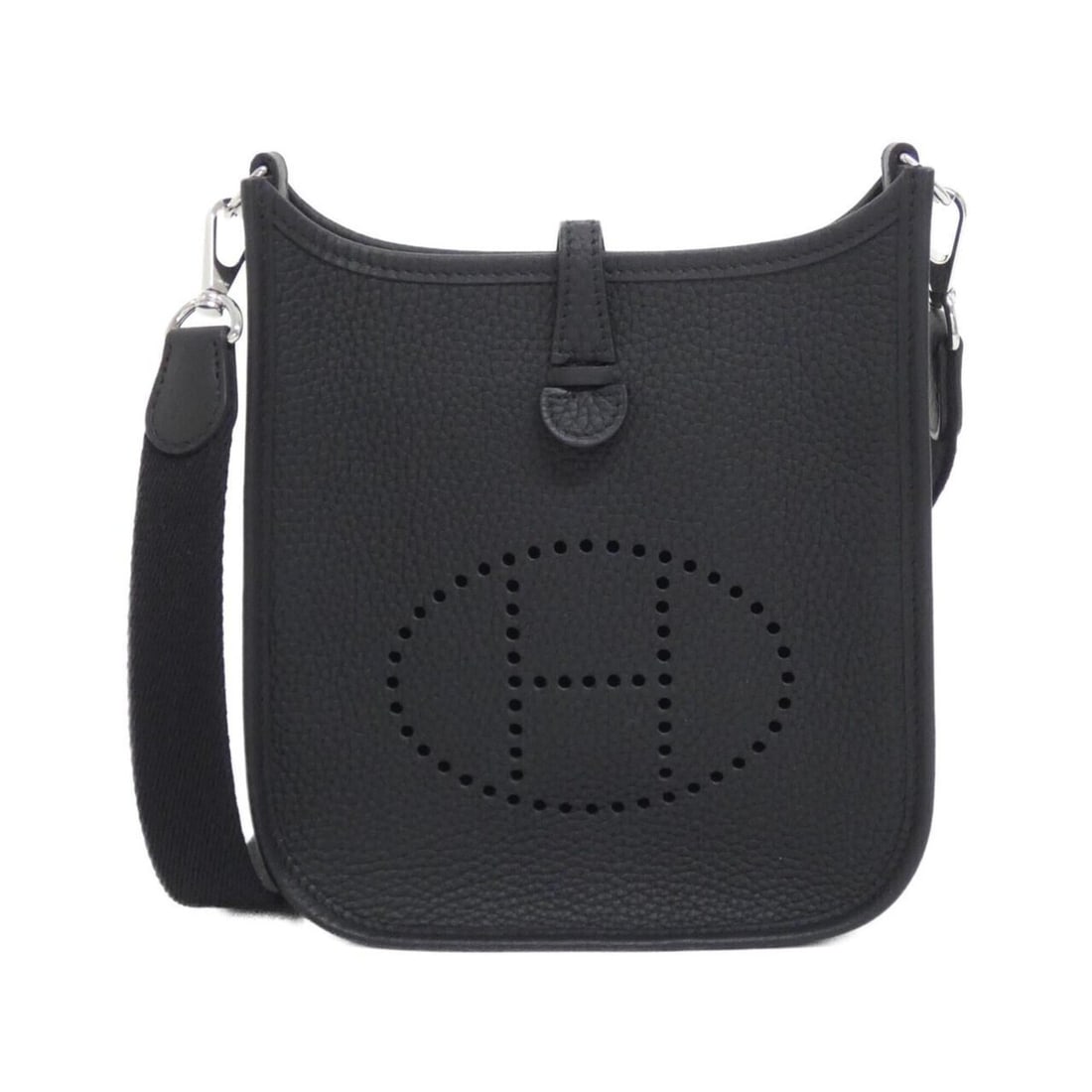 Hermes Evelyne Amazon 16cm 069426CK Shoulder Bag: --- Catalog ---Category: SizeSize (HxWxD): 18cm x 16cm x 6cm / 7.08'' x 6.29'' x 2.36''Category: DesignType: Shoulder bagColor: BlackGender: Men,WomenMaterial: Taurillon clemence leather Hardware Colo