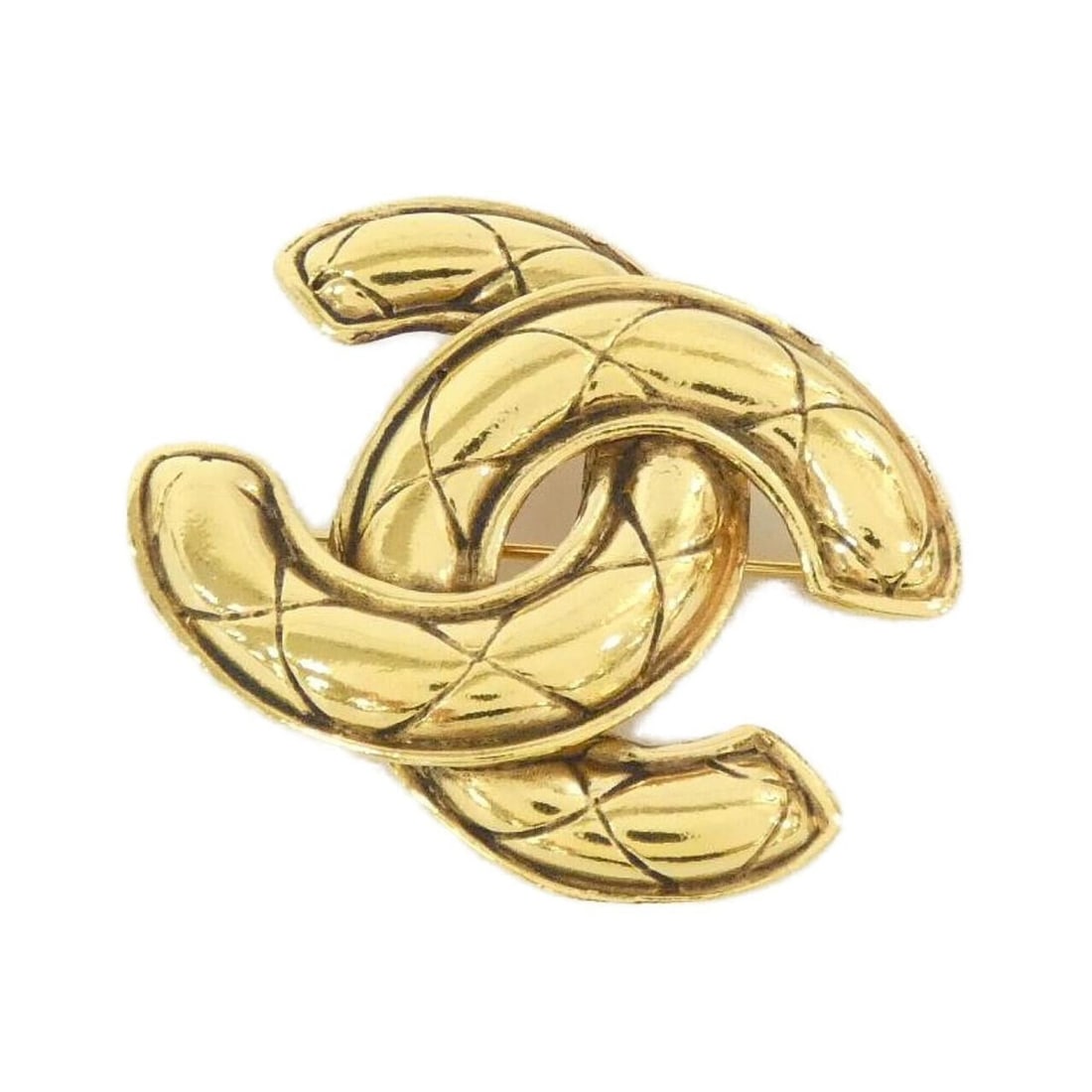 Chanel brooch: --- Catalog ---Category: SizeSize (HxWxD): 3.5cm x 4.5cm / 1.37'' x 1.77''Category: DesignType: BroochColor: GoldGender: WomenCategory: GeneralBrand: Chanel--- Item List ---Section: ConditionRanking: