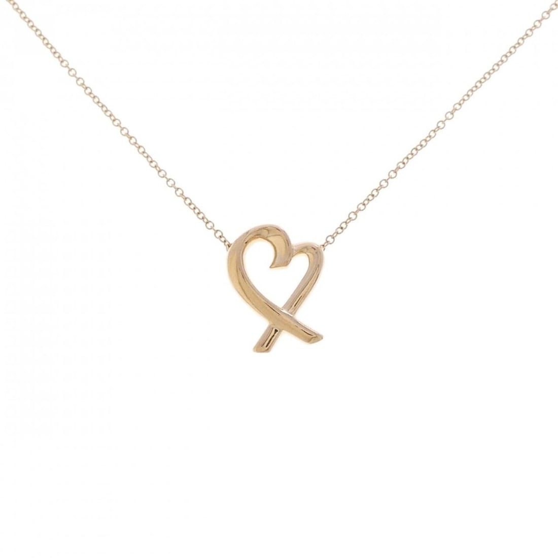 Tiffany Loving Heart Small Necklace: --- Catalog ---Category: SizePendant Size: 14.9mm x 11.6mm / 0.58'' x 0.45''Neck Circumference: 41 cm / 16.14''Category: DesignGender: WomenMaterial: Pink gold (18K)Pendant Type: PendantNecklace