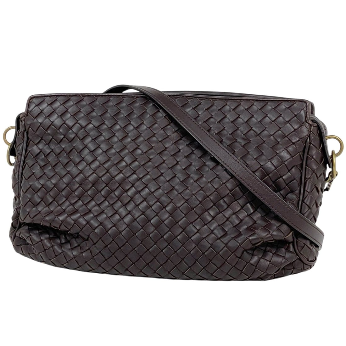 Bottega Veneta Intrecciato Shoulder Bag, Leather, Brown, 214047, Women's: --- Catalog ---Category: SizeSize (HxWxD): 17cm x 32.5cm x 8.5cm / 6.69'' x 12.79'' x 3.34''Category: DesignType: Shoulder bagColor: BrownGender: WomenMaterial: Leather Category: GeneralMPN: 214047Bra