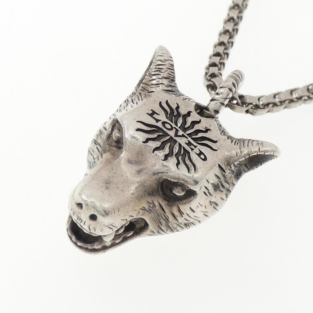 Gucci Wolf Head Necklace - 3
