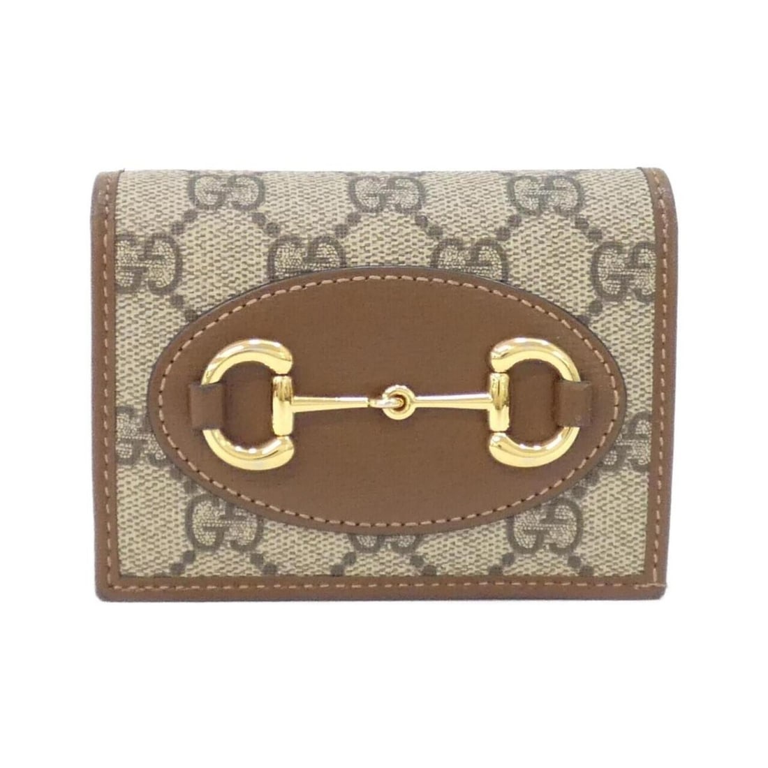Gucci HORSEBIT 1955 621887 92TCG Wallet: --- Catalog ---Category: SizeSize (HxWxD): 8cm x 11cm x 3cm / 3.14'' x 4.33'' x 1.18''Category: DesignType: Wallet (bi-fold)Color: Beige, BrownGender: WomenMaterial: GG Supreme , Leather Category: