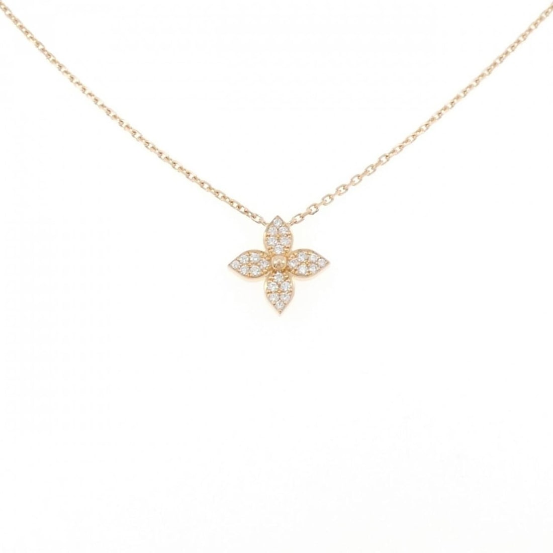Louis Vuitton Pendant Star Blossom Necklace: --- Catalog ---Category: SizePendant Size: 13.9mm x 13.9mm / 0.54'' x 0.54''Neck Circumference: 41 cm / 16.14''Category: DesignGender: WomenMaterial: Pink gold (18K)Pendant Type: PendantNecklace Type: