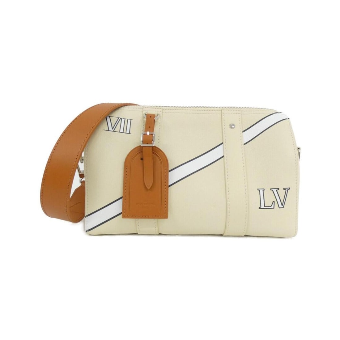 Louis Vuitton City Keepall M59670 Shoulder Bag: --- Catalog ---Category: SizeSize (HxWxD): 18cm x 28cm x 13cm / 7.08'' x 11.02'' x 5.11''Category: DesignType: Shoulder bagColor: BeigeGender: Men,WomenMaterial: Leather Hardware Color: