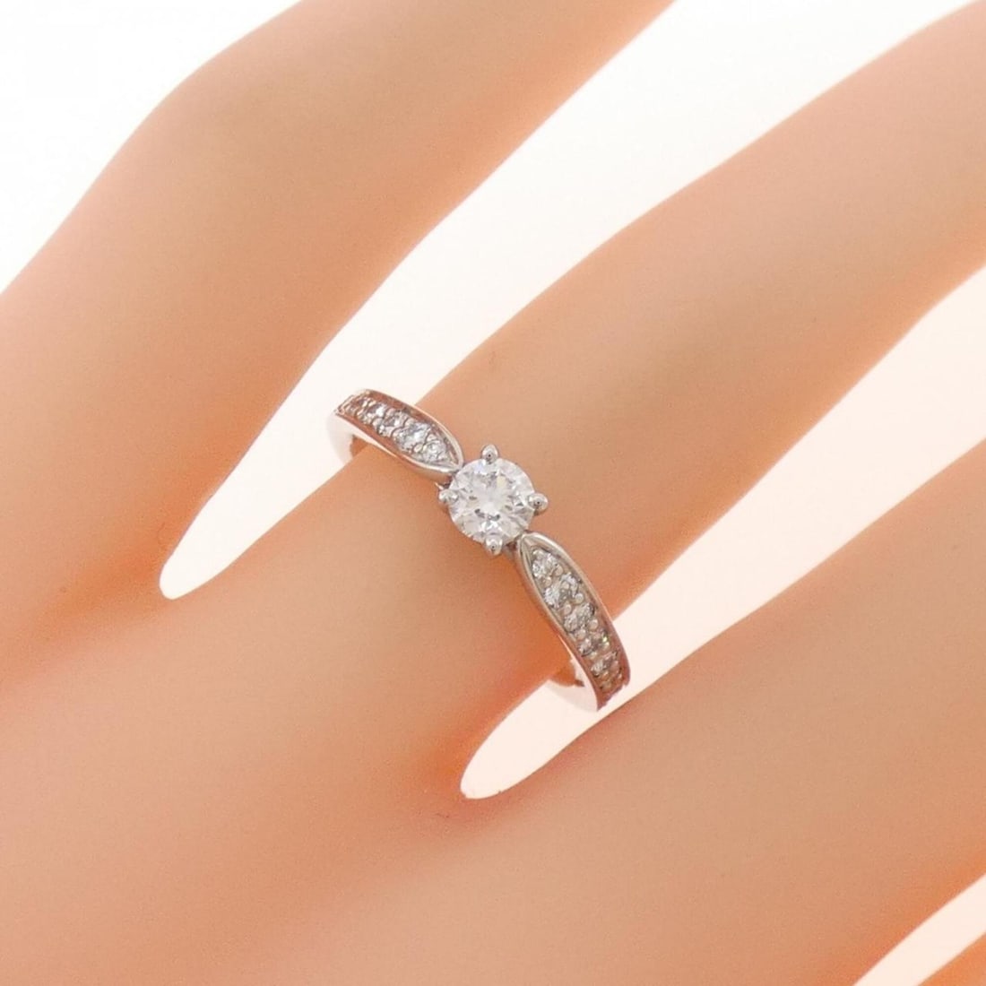 Tiffany Harmony Ring 0.20CT F VVS2 3EXT - 5