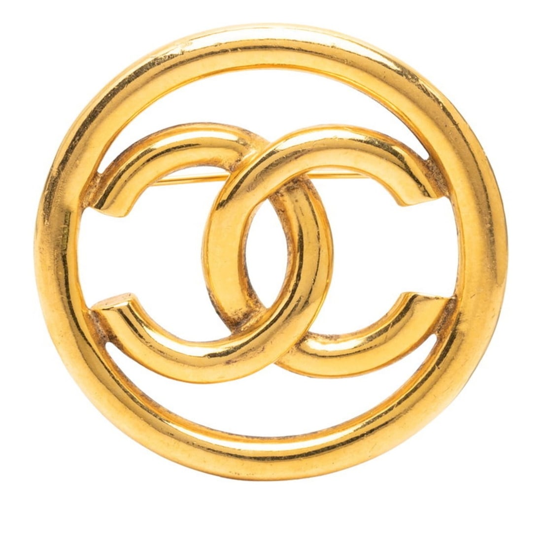 Chanel Coco Mark Round Brooch 93P Gold Plated Women's CHANEL: --- Catalog ---Category: SizeSize (HxWxD): 4.49cm x 4.49cm / 1.76'' x 1.76''Category: DesignType: BroochColor: GoldGender: WomenCategory: GeneralBrand: Chanel--- Item List ---Section: ConditionRanking