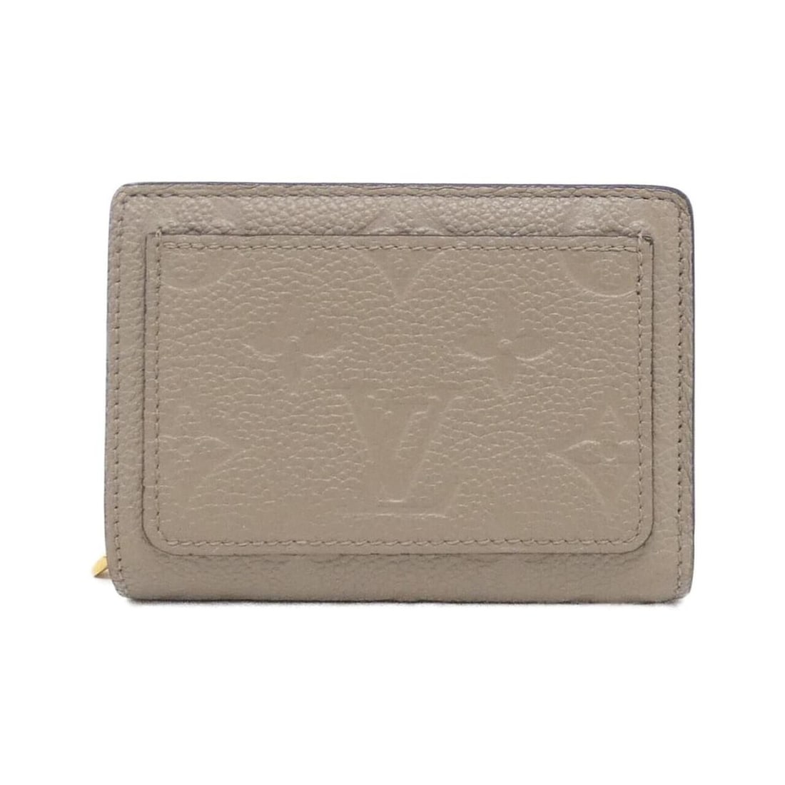 Louis Vuitton Monogram Empreinte Portefeuille Claire M29454 Wallet: --- Catalog ---Category: SizeSize (HxWxD): 9cm x 11cm x 3cm / 3.54'' x 4.33'' x 1.18''Category: DesignType: Wallet (bi-fold)Color: Beige, TourterelleGender: WomenMaterial: Leather Leather/Fur Type: Ca