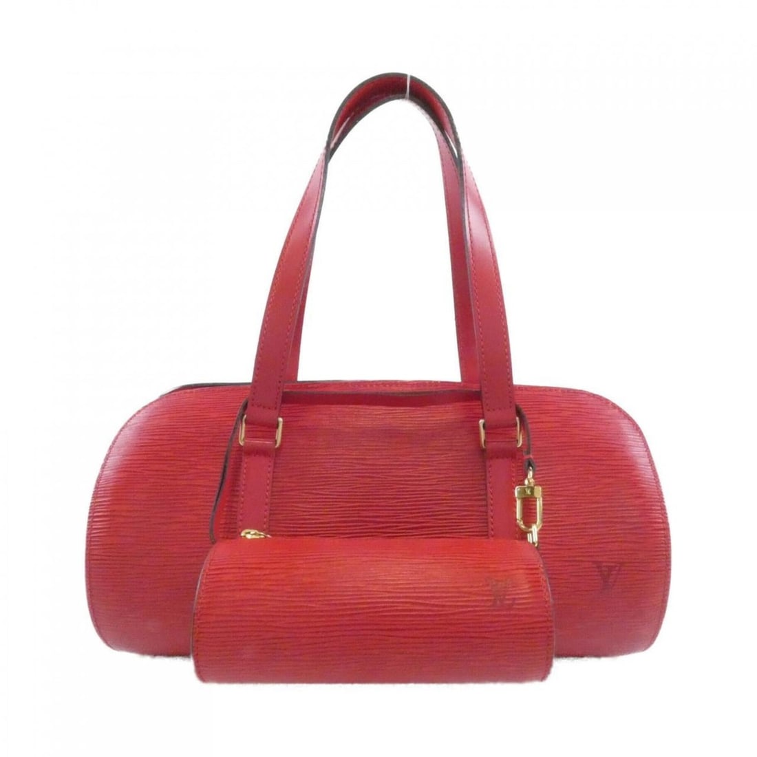 Louis Vuitton Epi Soufflot M52227 Handbag: --- Catalog ---Category: SizeSize (HxWxD): 16cm x 31cm x 16cm / 6.29'' x 12.2'' x 6.29''Category: DesignType: HandbagColor: Red colorGender: WomenMaterial: Leather Leather/Fur Type: CalfskinCategory: 