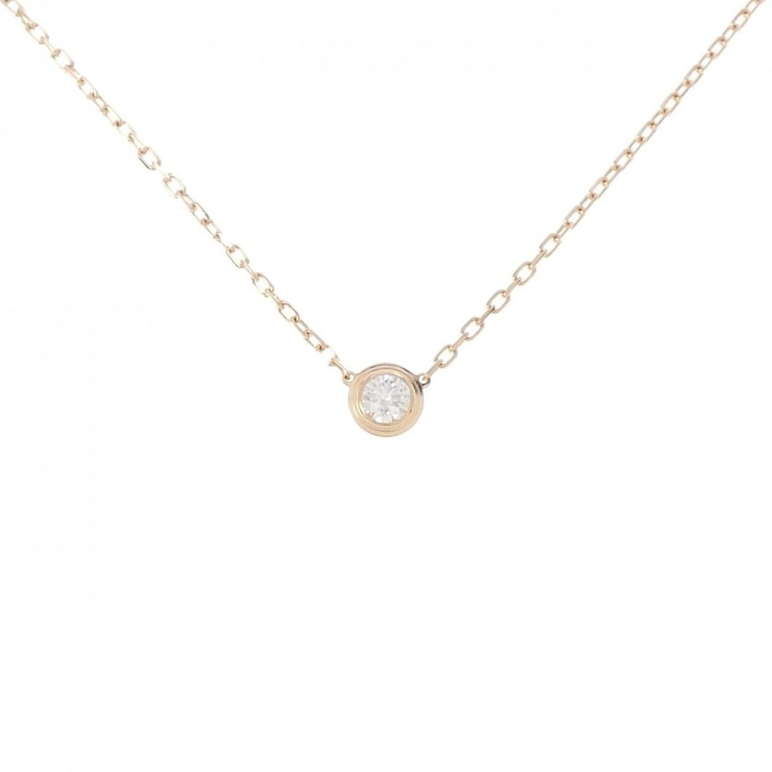 Cartier Damour Large Necklace: --- Catalog ---Category: SizePendant Size: 5.5mm / 0.21''Neck Circumference: 38 cm - 41 cm / 14.96'' - 16.14''Category: DesignStone: DiamondGender: WomenMaterial: Pink gold (18K)Necklace Type: