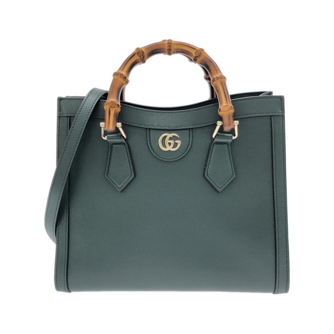 Gucci DIANA 853226 AAEDB Handbag: --- Catalog ---Category: SizeSize (HxWxD): 23cm x 27cm x 10cm / 9.05'' x 10.62'' x 3.93''Category: DesignType: HandbagColor: GreenGender: Women,MenMaterial: Leather Category: GeneralMPN: 853226