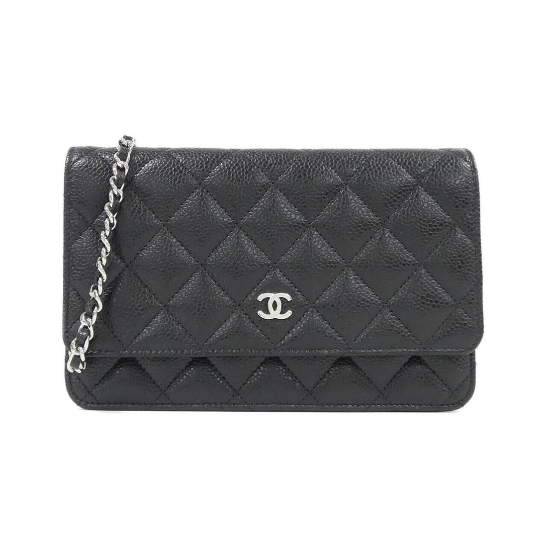 Chanel Timeless Classic Line AP0250 Wallet Chain: --- Catalog ---Category: SizeSize (HxWxD): 12cm x 19cm x 4cm / 4.72'' x 7.48'' x 1.57''Category: DesignType: Chain/Shoulder walletColor: BlackGender: WomenMaterial: Grained Calfskin Category: GeneralM