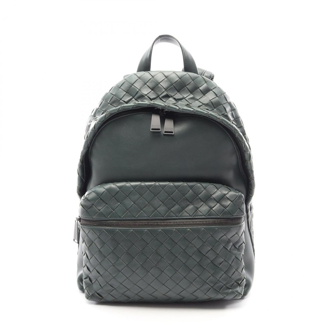 Bottega Veneta Intrecciato Backpack/Handbag, Leather, Men's, Green: --- Catalog ---Category: SizeSize (HxWxD): 41cm x 30cm x 15cm / 16.14'' x 11.81'' x 5.9''Category: DesignType: Backpack, HandbagColor: GreenGender: MenMaterial: Leather Category: GeneralBrand: Bottega