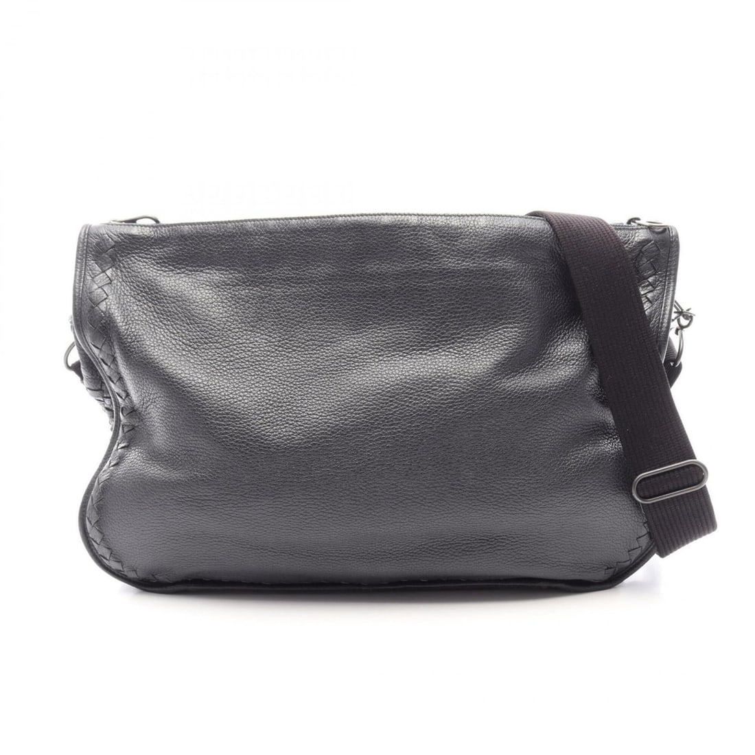 Bottega Veneta Intrecciato Shoulder Bag/Handbag, Leather, Men's, Black: --- Catalog ---Category: SizeSize (HxWxD): 31cm x 40cm x 16cm / 12.2'' x 15.74'' x 6.29''Category: DesignType: Handbag, Shoulder bagColor: BlackGender: MenMaterial: Leather Category: GeneralBrand: Bot
