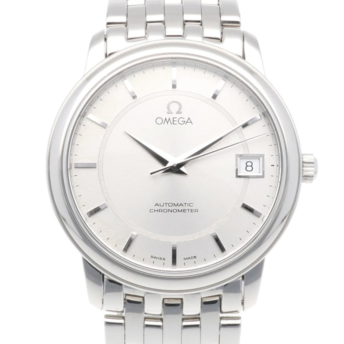 Omega De Ville Watch, Stainless Steel Automatic Winding, 49627XXX, Men's OMEGA: --- Catalog ---Category: SizeWrist Size: 16cm / 6.29''Case Diameter: 34.5mm / 1.36''Category: DesignType: WristwatchGender: MenColor (Dial): SilverMaterial (Band): Stainless steelMaterial (Case): Stai