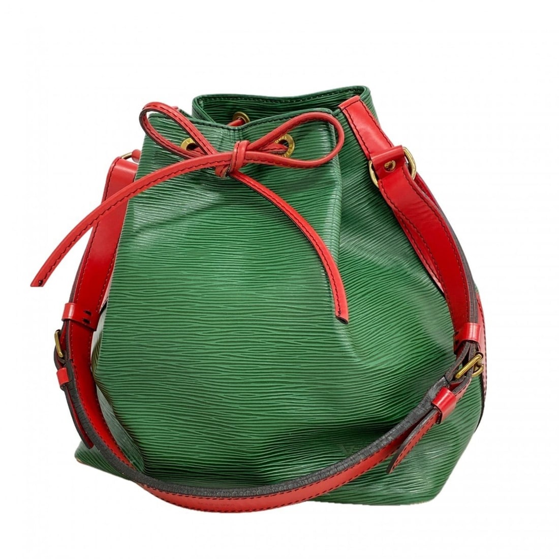 Louis Vuitton Epi Petit Noé Shoulder Bag M44147 Borneo Green Castilian Red Women's: --- Catalog ---Category: SizeSize (HxWxD): 27cm x 25cm x 19cm / 10.62'' x 9.84'' x 7.48''Category: DesignType: Shoulder bagColor: Borneo green, Castilian redGender: WomenCategory: GeneralMPN: M44147Br