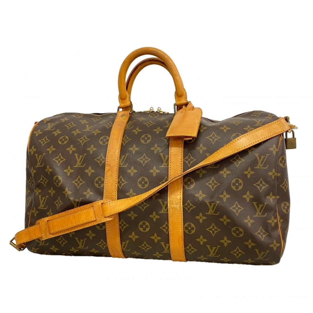 Louis Vuitton Bags - Boston Monogram Keepall BandouliÃ¨re 45 M41418 Brown Men's & Women's: --- Catalog ---Category: SizeSize (HxWxD): 27cm x 45cm x 20cm / 10.62'' x 17.71'' x 7.87''Category: DesignType: Boston bagColor: BrownGender: Men,WomenCategory: GeneralMPN: M41418Brand: Louis Vuitton-