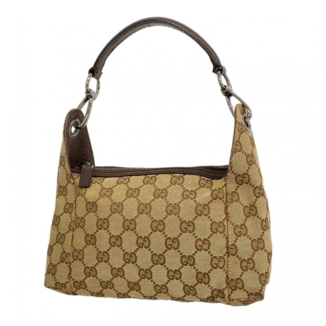 Gucci GG Canvas Handbag 113024 Beige Women's: --- Catalog ---Category: SizeSize (HxWxD): 15cm x 22cm x 6.5cm / 5.9'' x 8.66'' x 2.55''Category: DesignType: HandbagColor: BeigeGender: WomenMaterial: Canvas Hardware Color: SilverCategory: GeneralMP