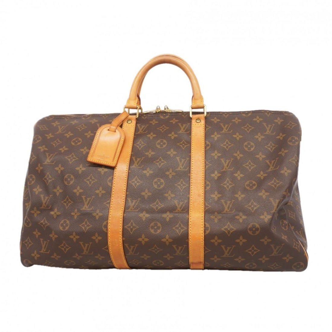 Louis Vuitton Bags - Boston Monogram Keepall 50 M41426 Brown Men's & Women's: --- Catalog ---Category: SizeSize (HxWxD): 28.5cm x 51cm x 22cm / 11.22'' x 20.07'' x 8.66''Category: DesignType: Boston bagColor: BrownGender: Men,WomenCategory: GeneralMPN: M41426Brand: Louis Vuitto
