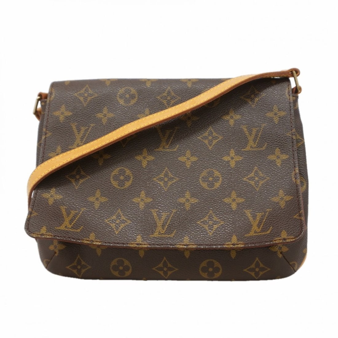 Louis Vuitton Monogram Musette Tango Short Strap Shoulder Bag M51257 Brown Women's: --- Catalog ---Category: SizeSize (HxWxD): 19.5cm x 25cm x 4cm / 7.67'' x 9.84'' x 1.57''Category: DesignType: Shoulder bagColor: BrownGender: WomenCategory: GeneralMPN: M51257Brand: Louis Vuitton--- 