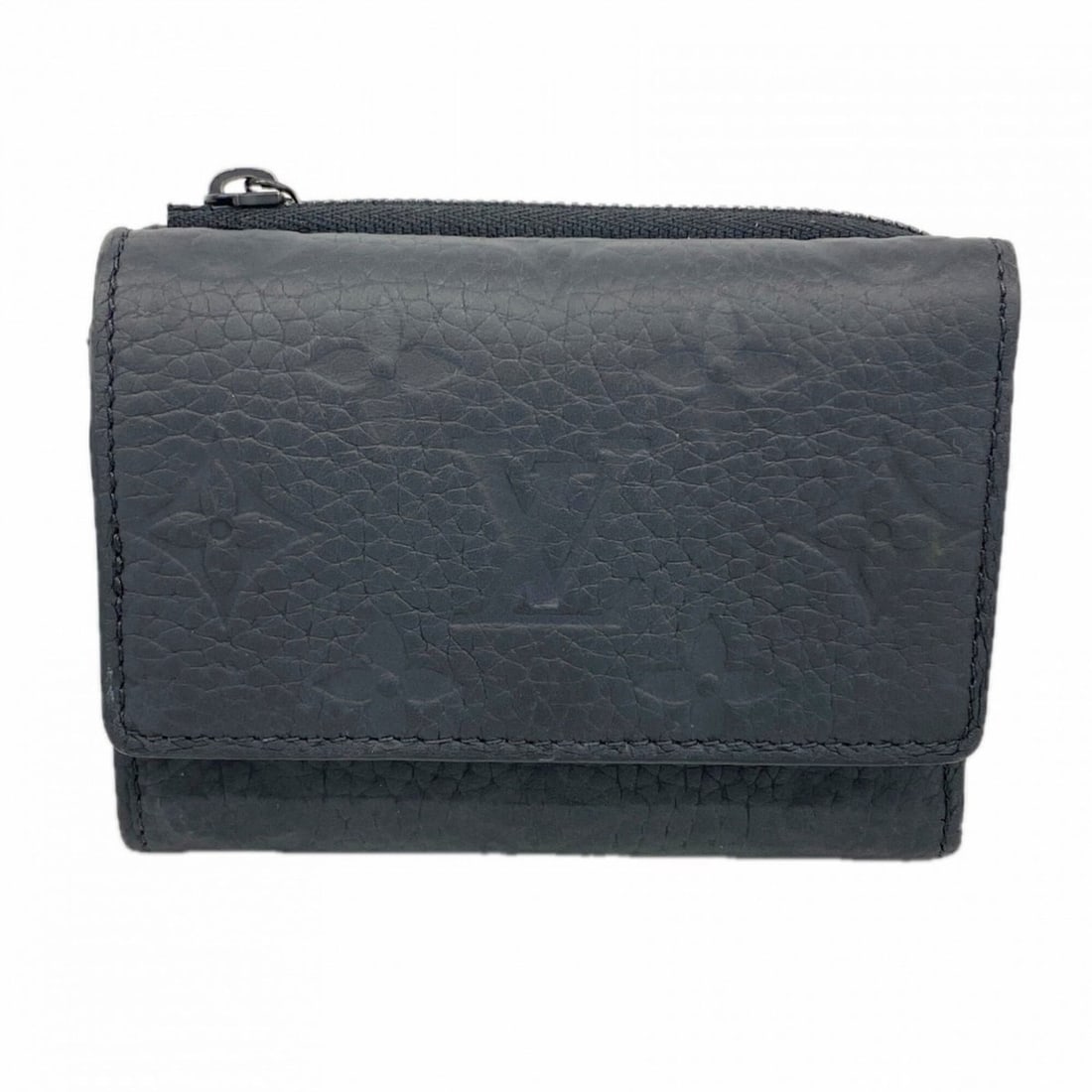Louis Vuitton Tri-fold Wallet Monogram Empreinte Portefeuille Pilot M82556 Noir (Women's) (1 of 10)